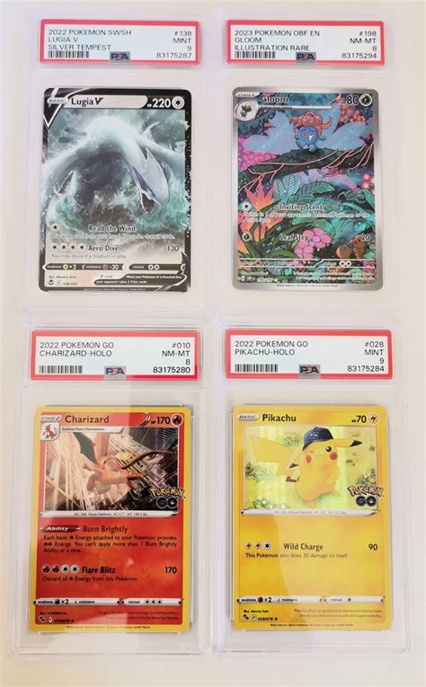 Pokémon Graded card Silver Tempest Lugia V Obsidian Flames