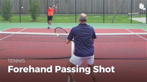 How To Hit A Forehand Passing Shot Tennis Youtube