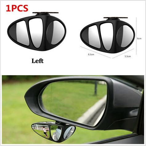 Pcs In Degree Rotation Three Sided Blind Spot Mirror Reversing