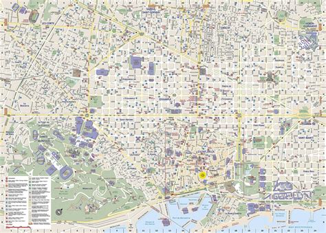 Barcelona City Destination Map National Geographic Maps Books