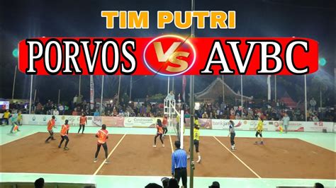 Wonoayu Cup 2023Tim Putri PORVOS Sidoarjo Vs AVBC Amadanom Dampit