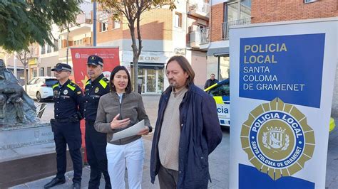 La Policía Local de Santa Coloma estrena cámaras de grabación