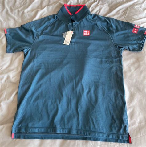 Uniqlo Roger Federer Rf Dry Ex Short Sleeve Polo Shirt Roland