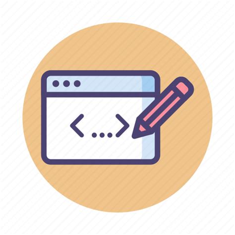 Code Edit Pencil Write Icon Download On Iconfinder