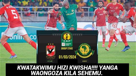 Uchambuzi Takwimu Al Ahly Vs Yanga Sc Kwa Takwimu Hizi Kwisha