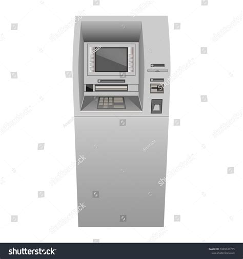 Atm Mockup Realistic Illustration Atm Vector Stock Vector (Royalty Free ...