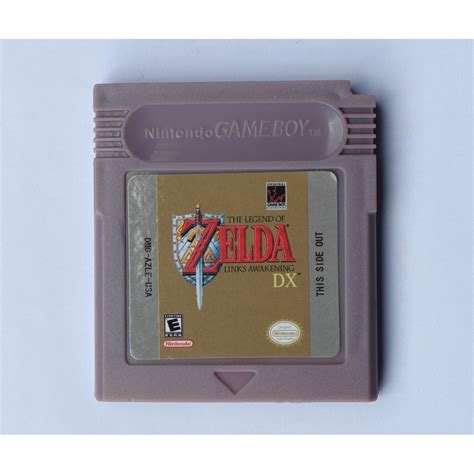 Cartucho Fita The Legend Of Zelda Link S Awakening Dx Salvando Game Boy