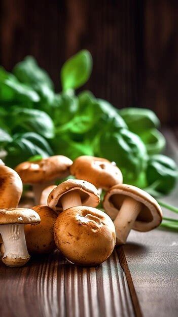 Premium Photo Fresh Porcini Mushrooms