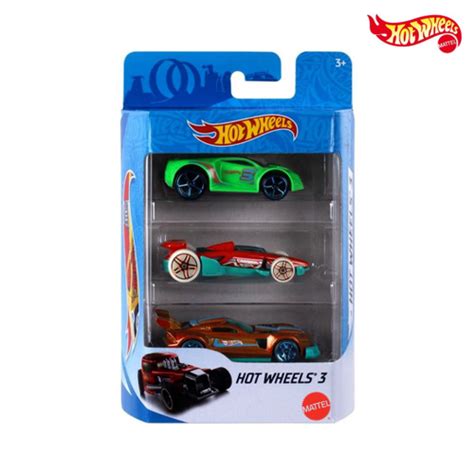 Hot Wheels 3 Carrinhos Sortidos Kit Matel Caixa Coleção Miniatura