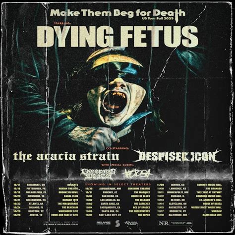 Dying Fetus Announces New Album Make Then Beg For Death For Sept 2023