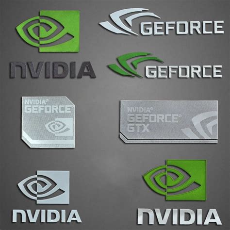 Nvidia Geforce Gtx Rtx Metal Logo Sticker For Laptop Tablet Desktop Computer Digital