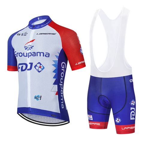 Tenue complète cyclisme équipe pro FDJ Groupama 2021 Aero Mesh