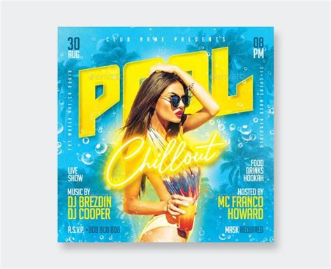 15 Best Summer Pool Party Flyer Templates Psd • Psd Design