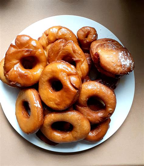 Homemade Glazed Yeast Donuts Rdessertporn