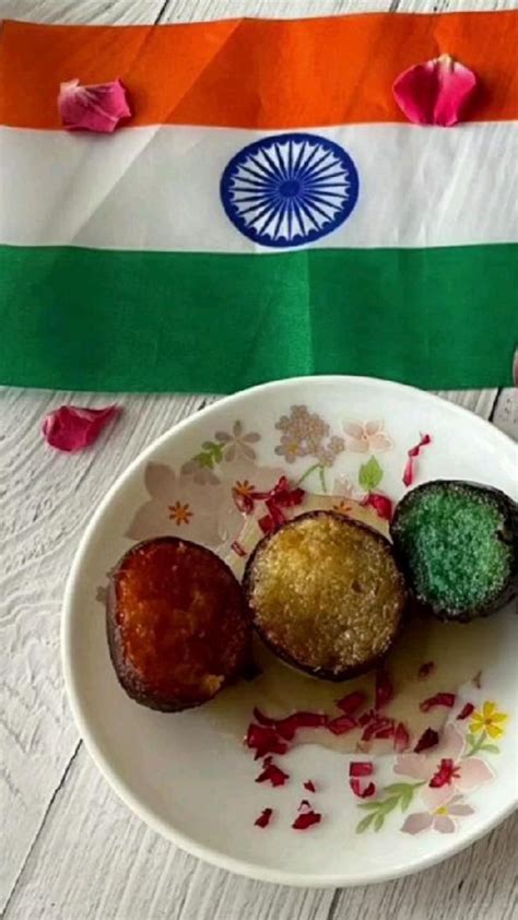 75th Indian Independence Day Themed Tri Colour Gulab Jamuns In 2022