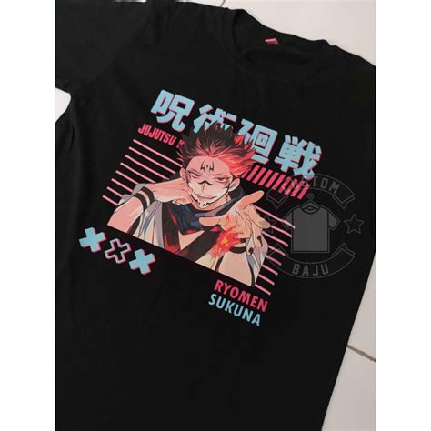 Jual Kaos Ryomen Sukuna Anime Jujutsu Kaisen Shopee Indonesia