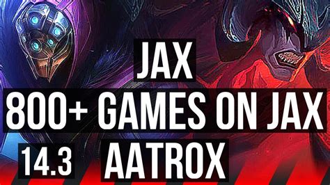 Jax Vs Aatrox Top Games Kr Grandmaster Youtube