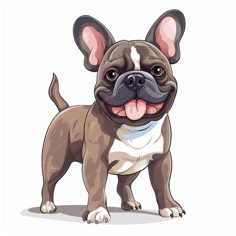 Premium Vector | French bulldog dog vector cartoon