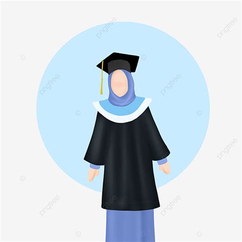 Ni A De Graduaci N Con Hijab Png Graduaci N Hijab Mujer Png Y Psd