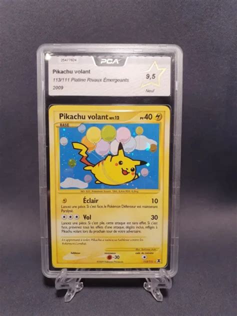 Carte Pok Mon Pikachu Volant Secr Te Platine Rivaux Mergents