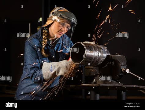 Woman Welder Hi Res Stock Photography And Images Alamy