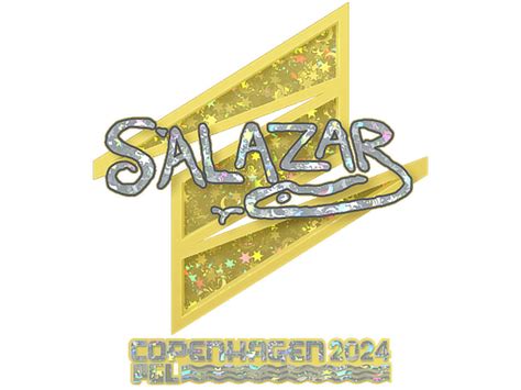 Sticker Salazar Glitter Copenhagen 2024 Buy For CSGO CS2 On SkinOut Gg