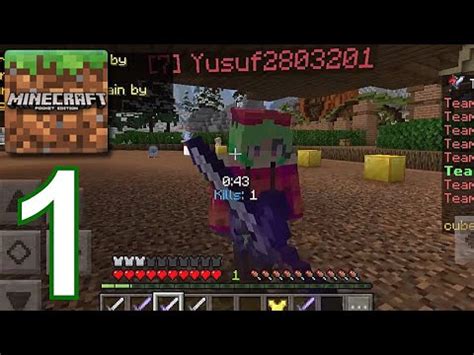 Minecraft Servers Gameplay Walkthrough Part 1 Survival Games