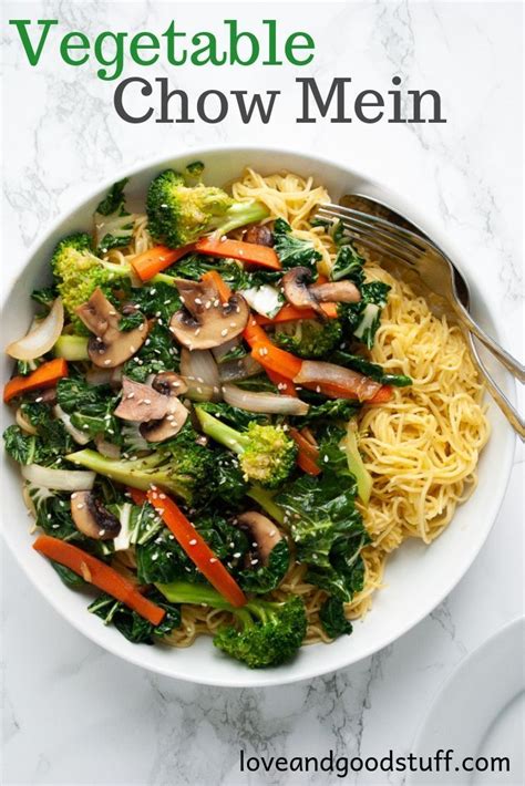 This Easy Vegetable Chow Mein Is Loaded With Fresh Vegetables Perfect