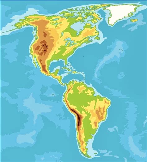 Mapa De America Para Imprimir Politico Fisico Mudo Con Nombres Images