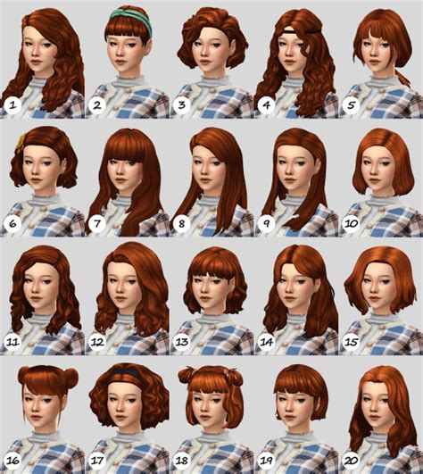 Sims 4 Base Game Hair Recolor