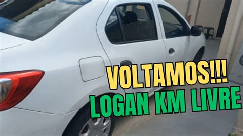 VOLTANDO AOS TRABALHOS CARRO ALUGADO LOGAN KM LIVRE Uber