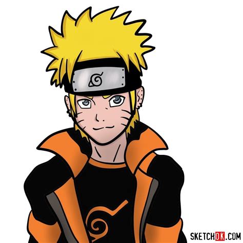 How to draw Naruto's face | Naruto drawings, Naruto drawings easy ...