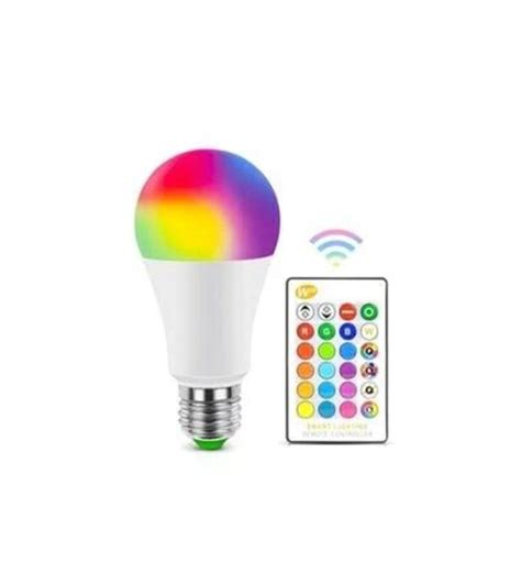 Rgb Led Ampul Çok Renkli Led Home Uzaktan Kumandalı Dim Edilebilir