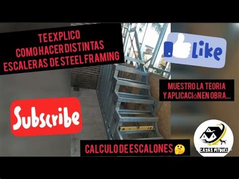 Steel Framing Escalera calculo de escalones distintos diseños