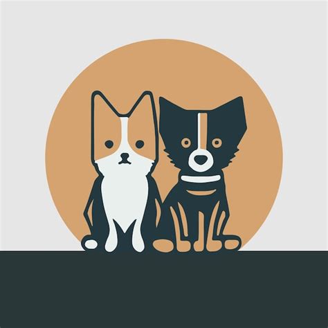 Premium Vector Cute Pets Vector Illustrations