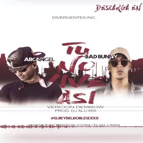 Listen to music albums featuring Tu No Vive Asi (REMIX OFICIAL) - Arcangel X Bad Bunny by TRAP ...