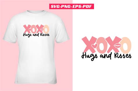 XOXO Hugs and Kisses Graphic by rajjdesign · Creative Fabrica