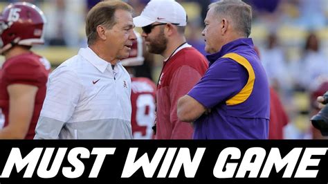 Is Alabama a MUST-WIN game for Lsu in 2023? | College Football 2023 ...