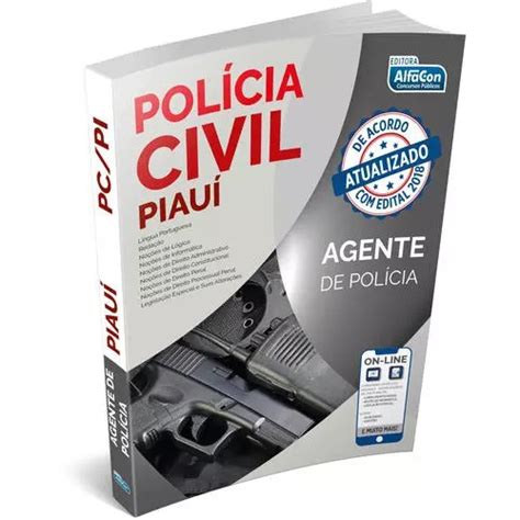 Apostila PC PIAUI Polícia Civil do Piauí Agente de Polícia ALFACON