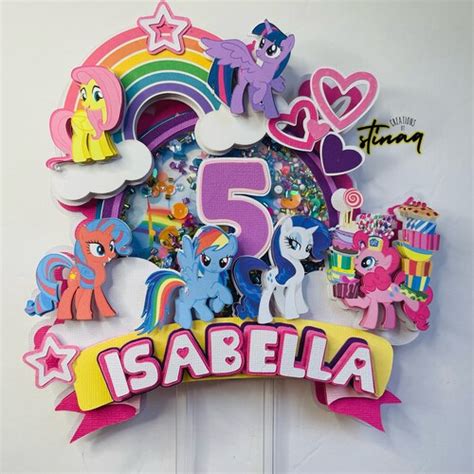 My Little Pony Cake Topper/ My Little Pony Birthday Party / My - Etsy