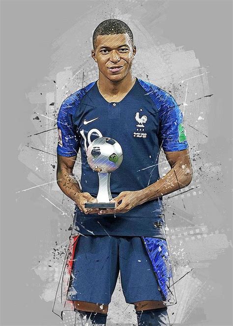 Kylian Mbappe Digital Art By Dona Muly Fine Art America