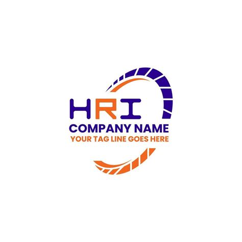 Hri Letter Logo Creative Design With Vector Graphic Hri Simple And