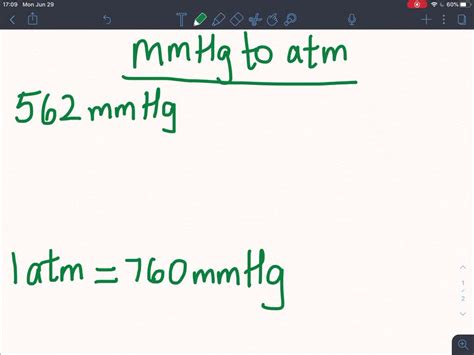 How Many Mmhg Are In 1016 Kpa Solvedlib