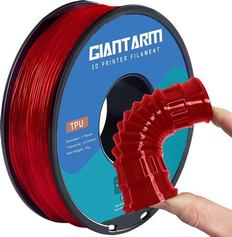 Amazon GIANTARM TPU Filament 1 75mm Flexible Soft 3D Printer