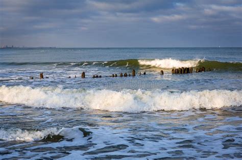 Baltic Sea Beach in Stormy Weather Stock Photo - Image of baltic ...