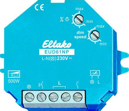 Eltako Universal Dimmschalter Uc Power Mosfet Bis W Esl Bis W