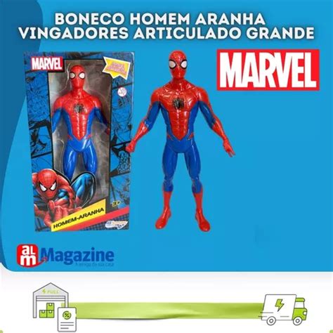 Homem Aranha Boneco Brinquedo Vingadores Articulado Grande Venda Em