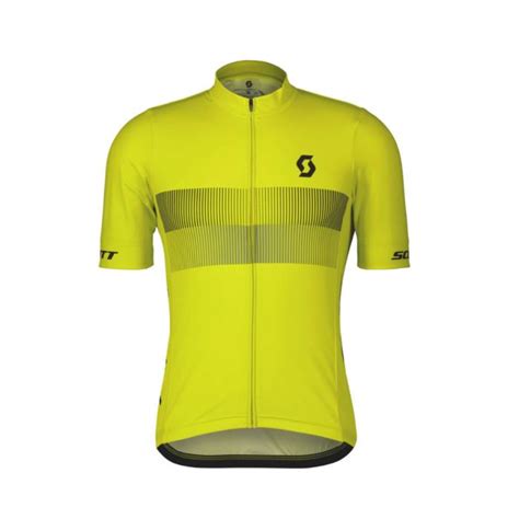 Maglia Ciclismo Uomo RC 10 Maniche Corte Yellow Black Scott Sports