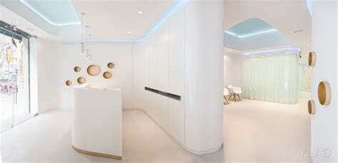 Diseño Interior Clinica Dental Barcelona YLAB arquitectos Cloudia