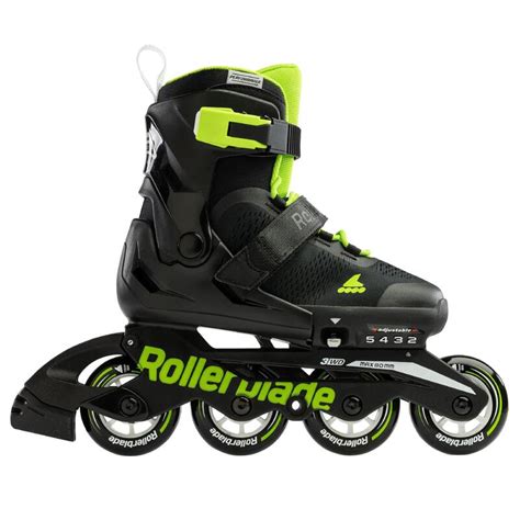 ROLLERBLADE MICROBLADE, NOIR/VERT, 28-32 ROLLERBLADE | Decathlon